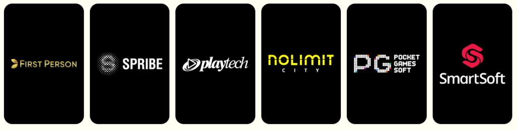 Editeurs de jeux Captain Slots