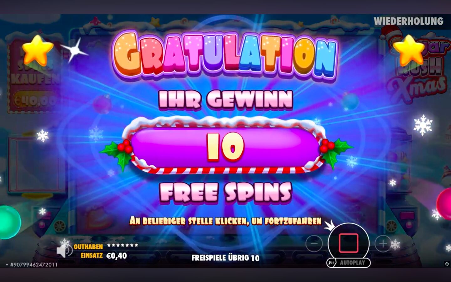 Sugar Rush X-mas avis : arnaque ou machine rentable ?