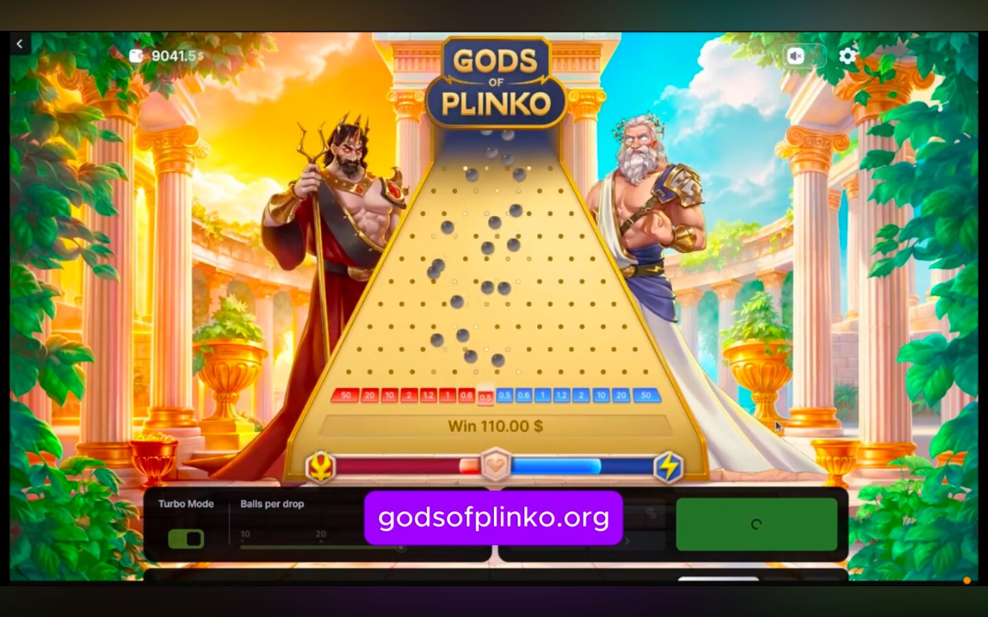 Gods of plinko