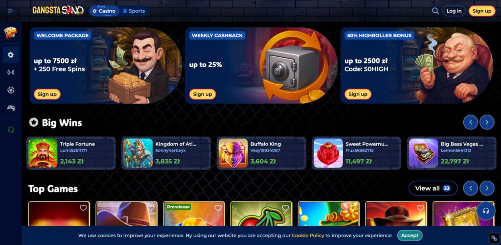 Gangstasino Casino Avis – bonus offert et retrait