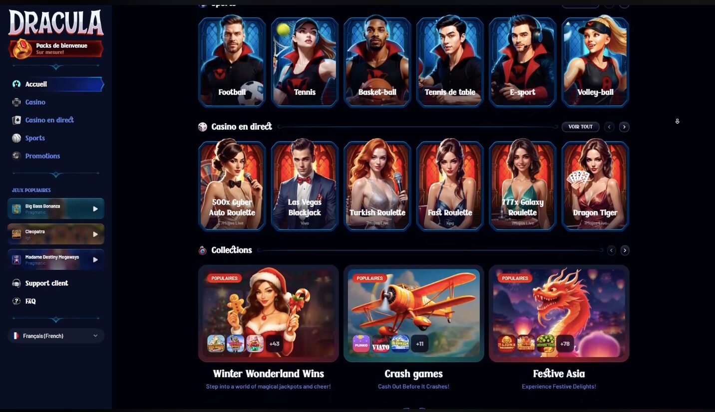 Dracula Casino – Test 2026 & Bonus Sans Dépôt