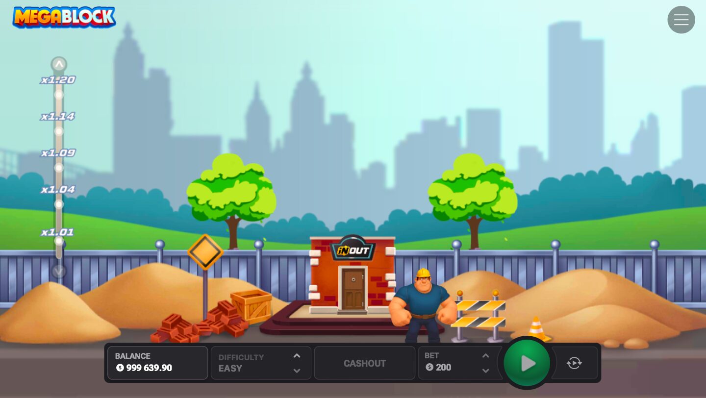 MegaBlock Casino (Inout Games) ▷ Demo gratuite et Bonus (2026) 