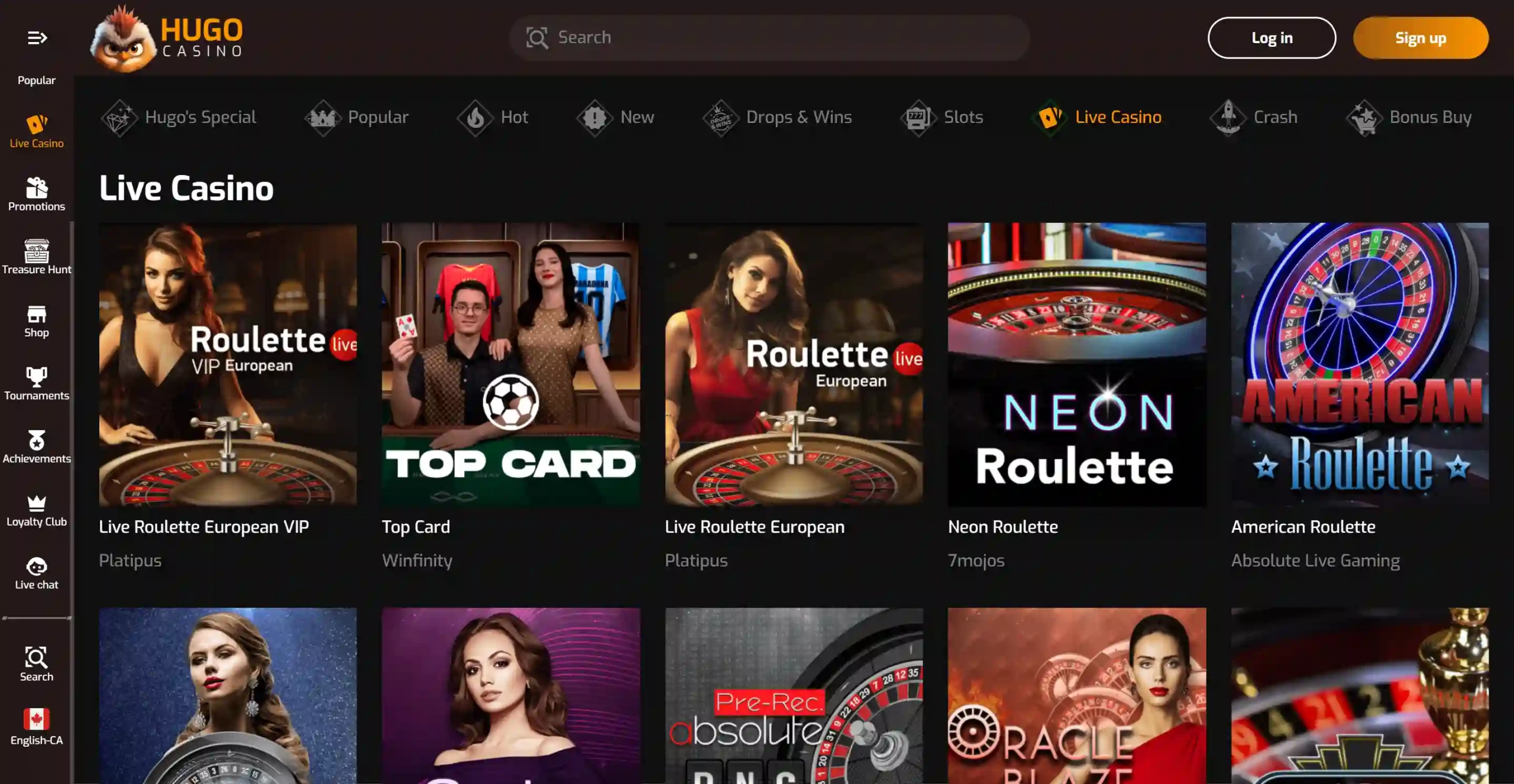 Hugo Casino – Bonus de 1500€ + Free Spins Immédiats