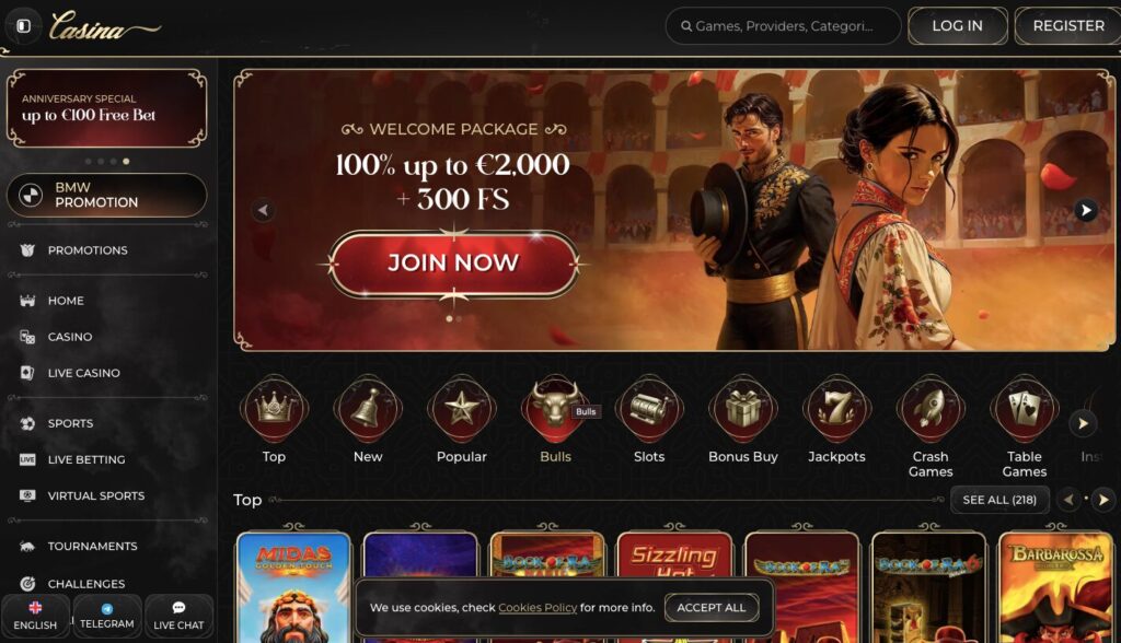 casina casino bonus