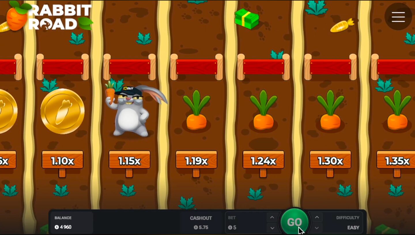 Rabbit Road mini-jeu