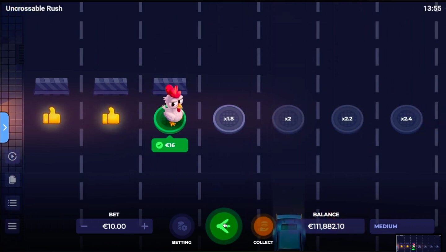 Uncrossable Rush jeu