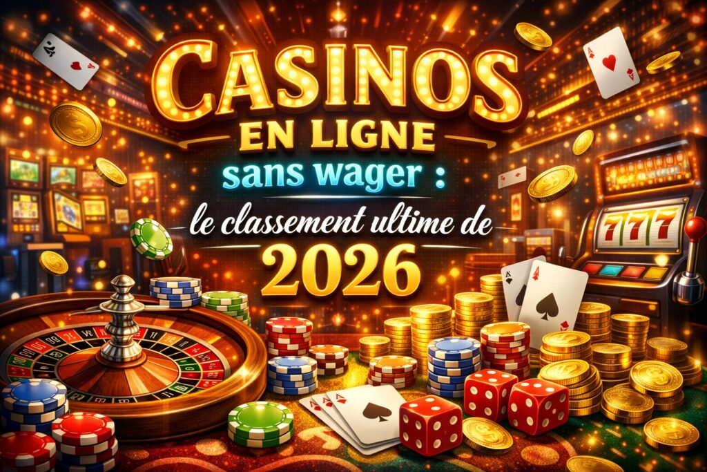 Casinos en ligne sans wager : le classement ultime de 2026